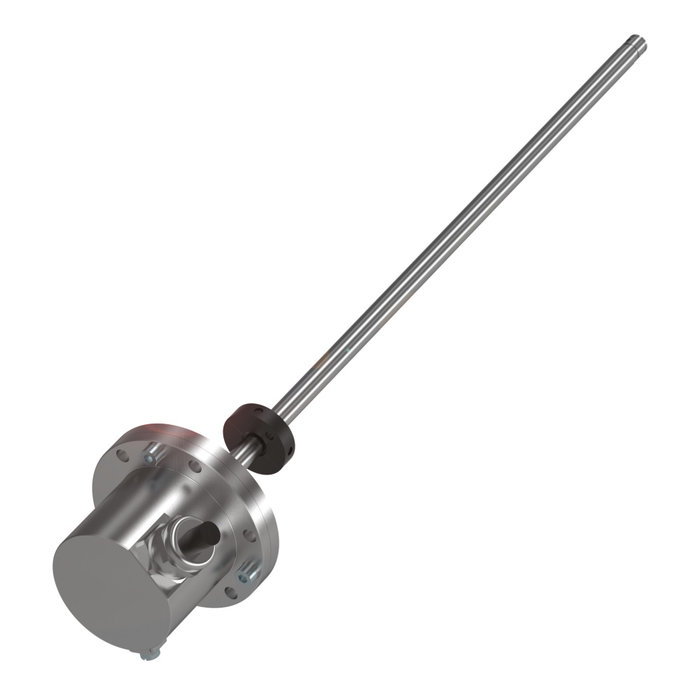 Magnetostrictive linear position sensor for explosion hazard areas